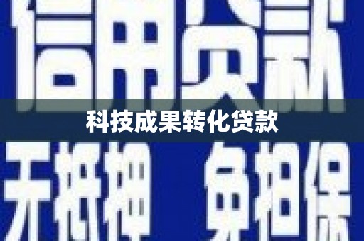 埇桥科技成果转化贷款