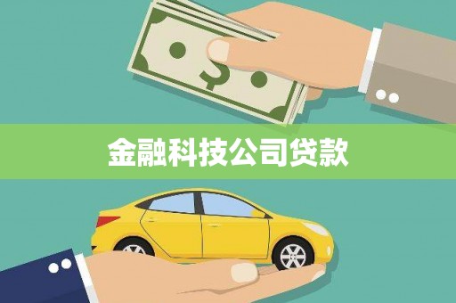埇桥金融科技公司贷款