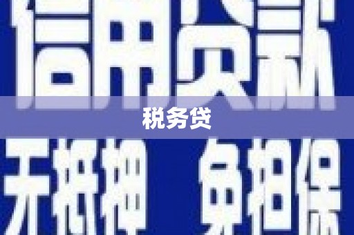 埇桥税务贷