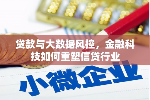 埇桥贷款与大数据风控，金融科技如何重塑信贷行业