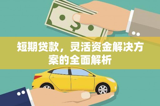 埇桥短期贷款，灵活资金解决方案的全面解析