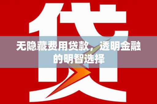 埇桥无隐藏费用贷款，透明金融的明智选择