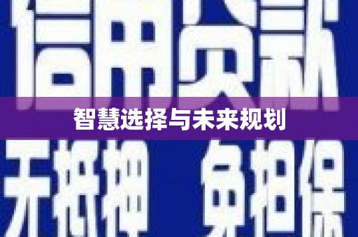 埇桥智慧选择与未来规划